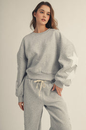 Maya Star Accenet Relaxed Sweatshirt - Westly