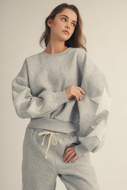 Maya Star Accenet Relaxed Sweatshirt - Westly