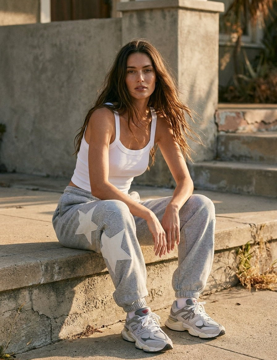 Maya Star Accent Jogger Pants - Westly