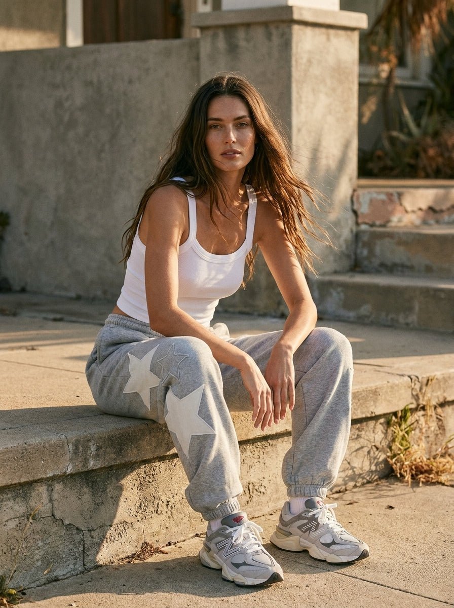Maya Star Accent Jogger Pants - Westly