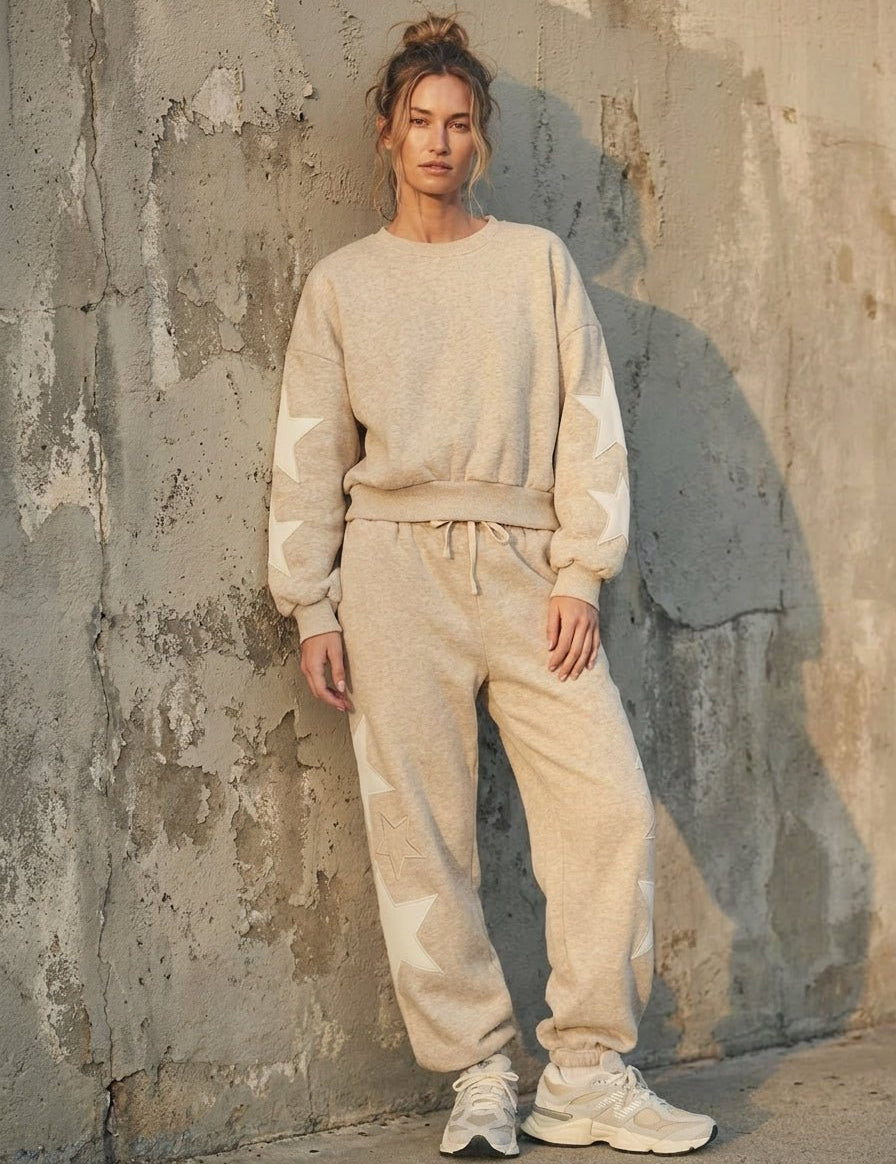 Maya Star Accent Jogger Pants - Westly