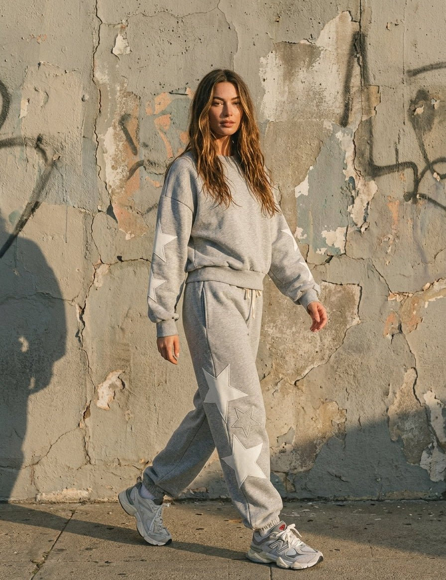 Maya Star Accent Jogger Pants - Westly
