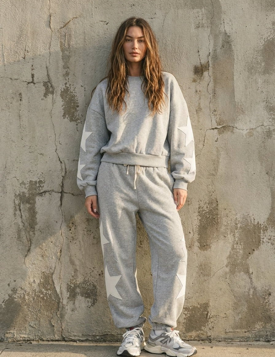 Maya Star Accent Jogger Pants - Westly