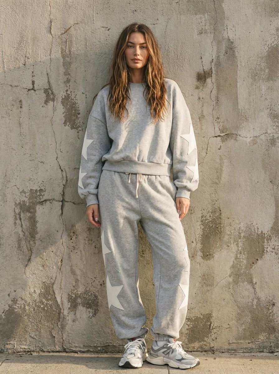 Maya Star Accent Jogger Pants - Westly