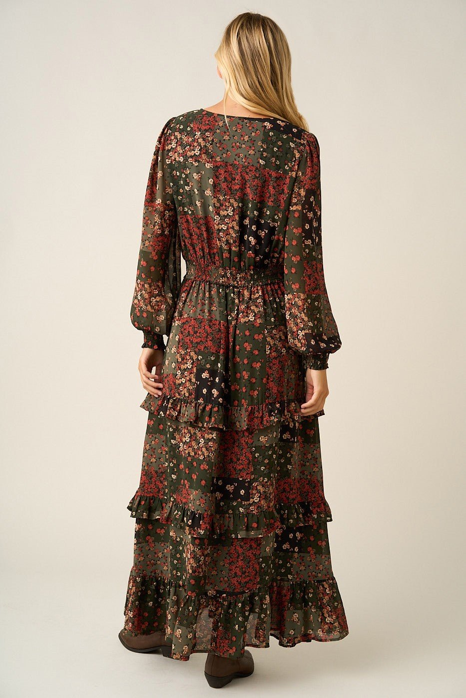 Meadowbook Floral Tiered Maxi Dress - Westly