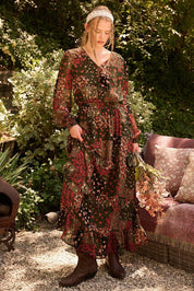 Meadowbook Floral Tiered Maxi Dress - Westly