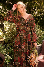 Meadowbook Floral Tiered Maxi Dress - Westly