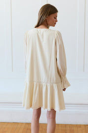 Meadowlight Lace Pintuck Tiered Tunic Dress - Westly