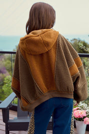 Mendocino Colorblock Zip-Up Sherpa - Westly
