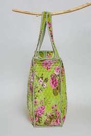 Mercantile Quilted Velvet Tote - Westly