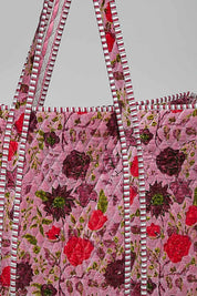 Mercantile Quilted Velvet Tote - Westly