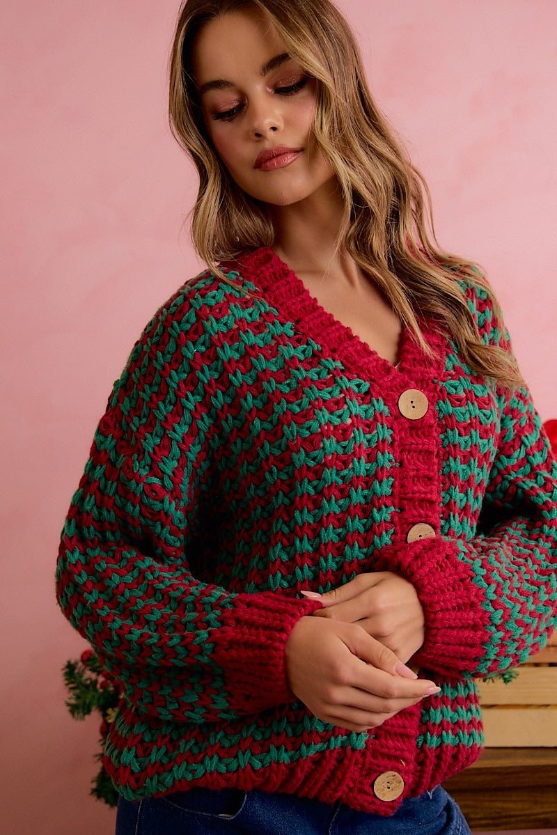 Merriweather Chunky Knit Cardigan - Westly