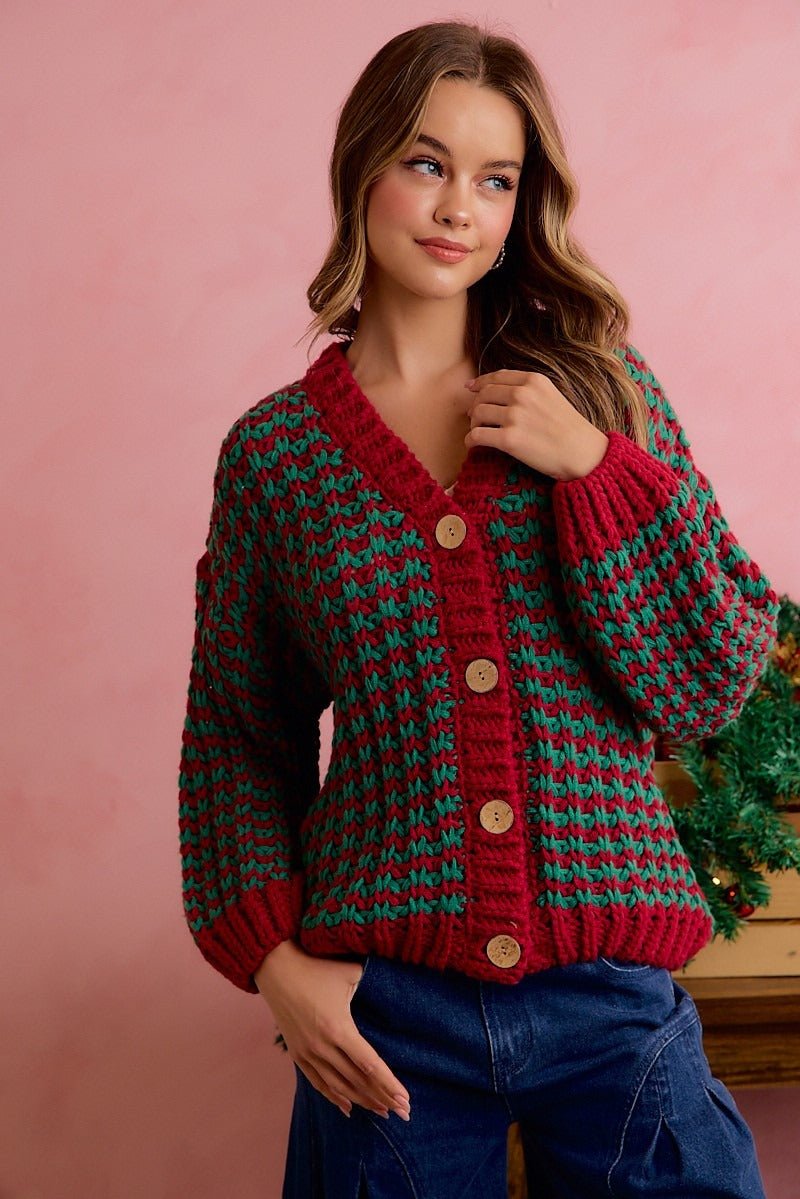 Merriweather Chunky Knit Cardigan - Westly