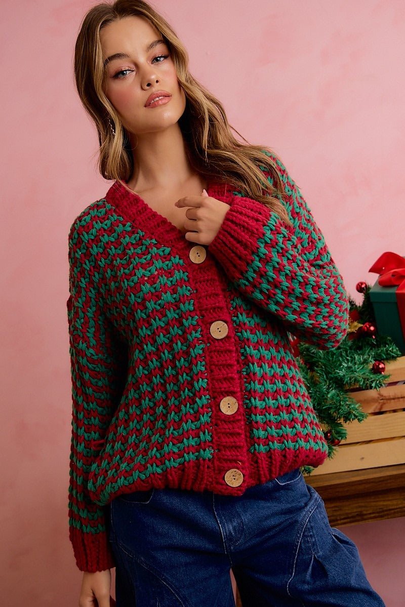 Merriweather Chunky Knit Cardigan - Westly