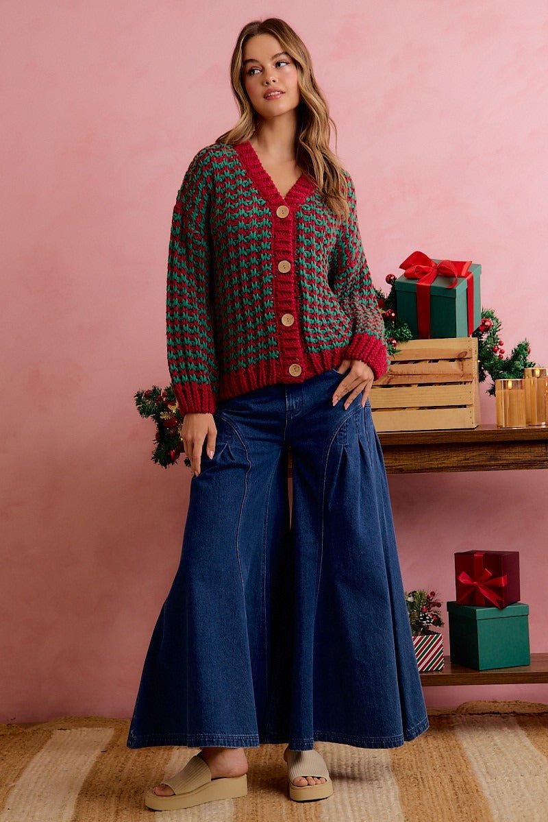 Merriweather Chunky Knit Cardigan - Westly