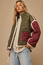 Mesa Verde Patchwork Bandana Quilted Jacket - Westly