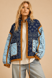 Mesa Verde Patchwork Bandana Quilted Jacket - Westly