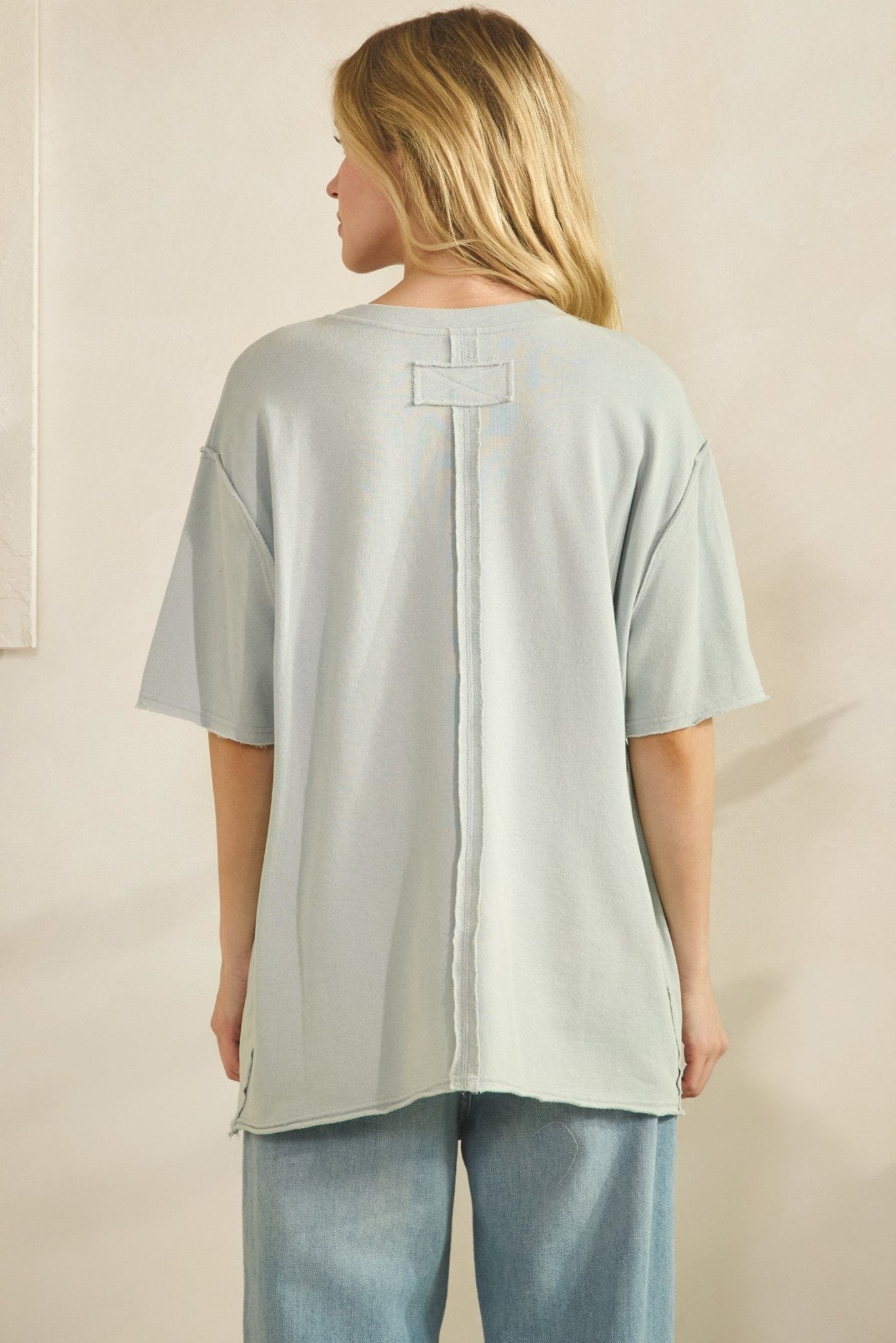 Mia American Flag Mineral Wash Top - Westly