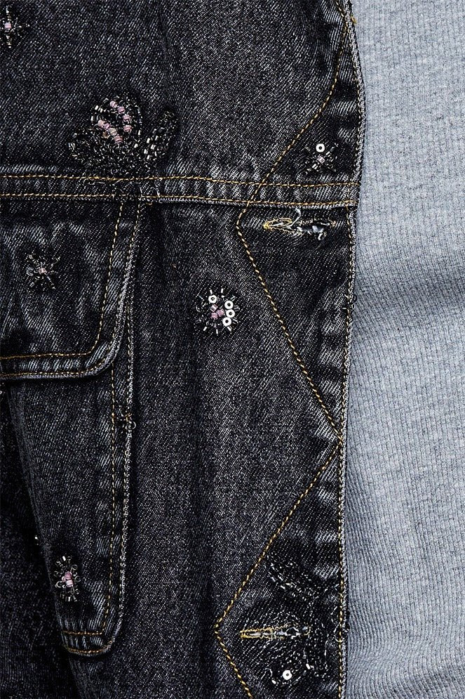 Midnight Rambler Embellished Denim Jacket - Westly