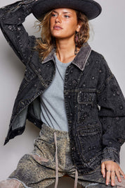 Midnight Rambler Embellished Denim Jacket - Westly
