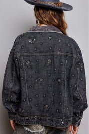 Midnight Rambler Embellished Denim Jacket - Westly