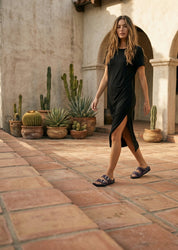 Midnight Tee Super Soft Midi Dress - Westly