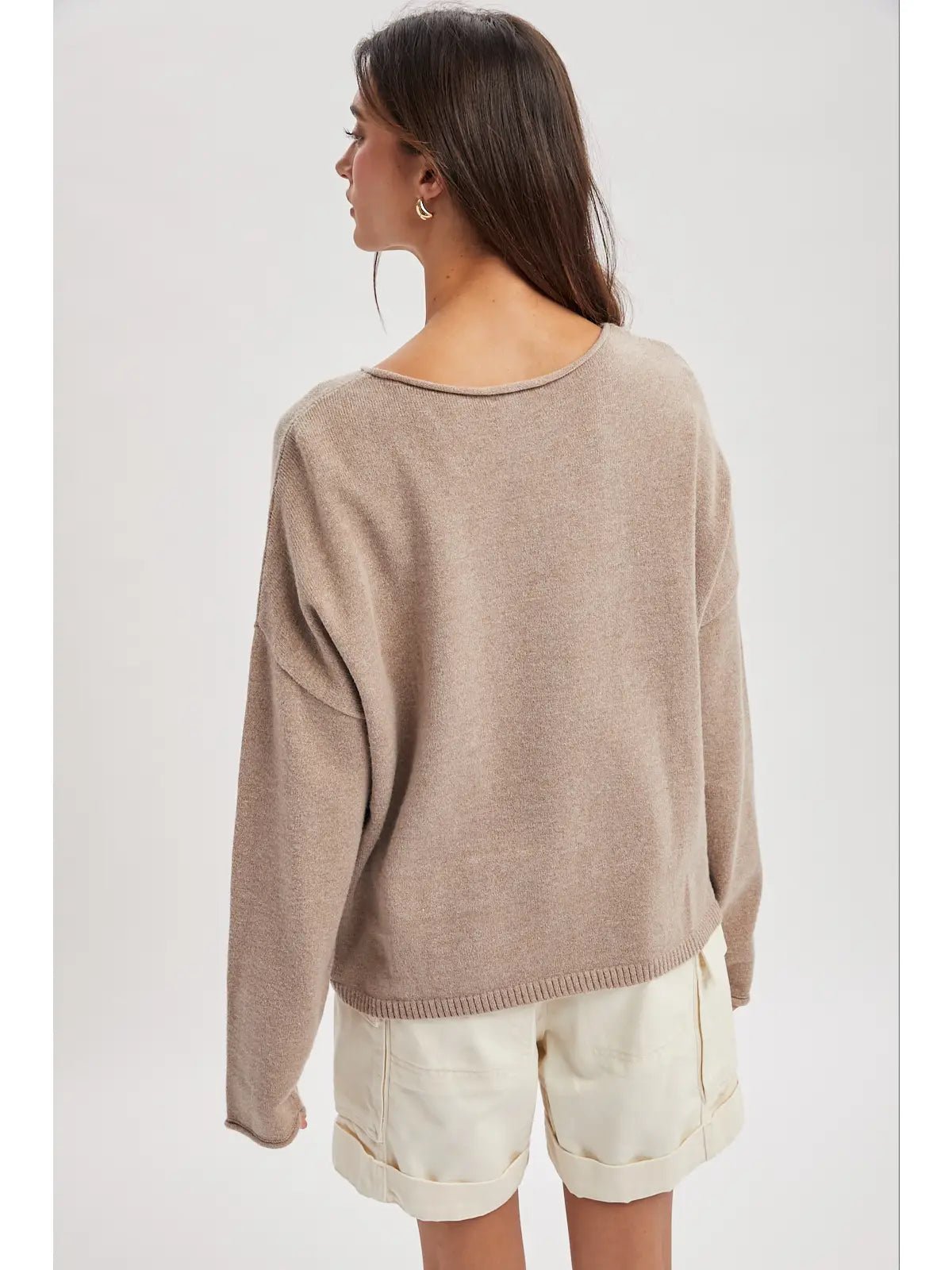 Mila Boat Neck Lightweight Sweater - Westly