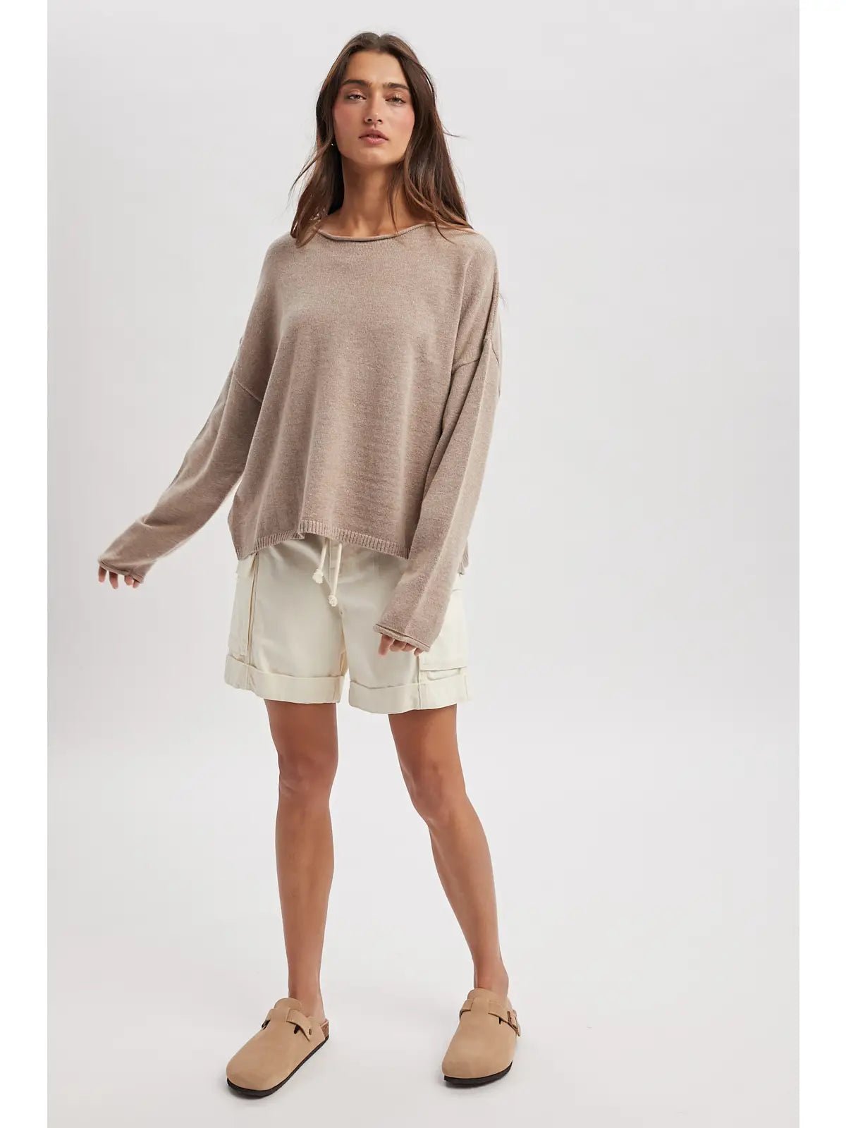 Mila Boat Neck Lightweight Sweater - Westly