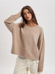 Mila Boat Neck Lightweight Sweater - Westly
