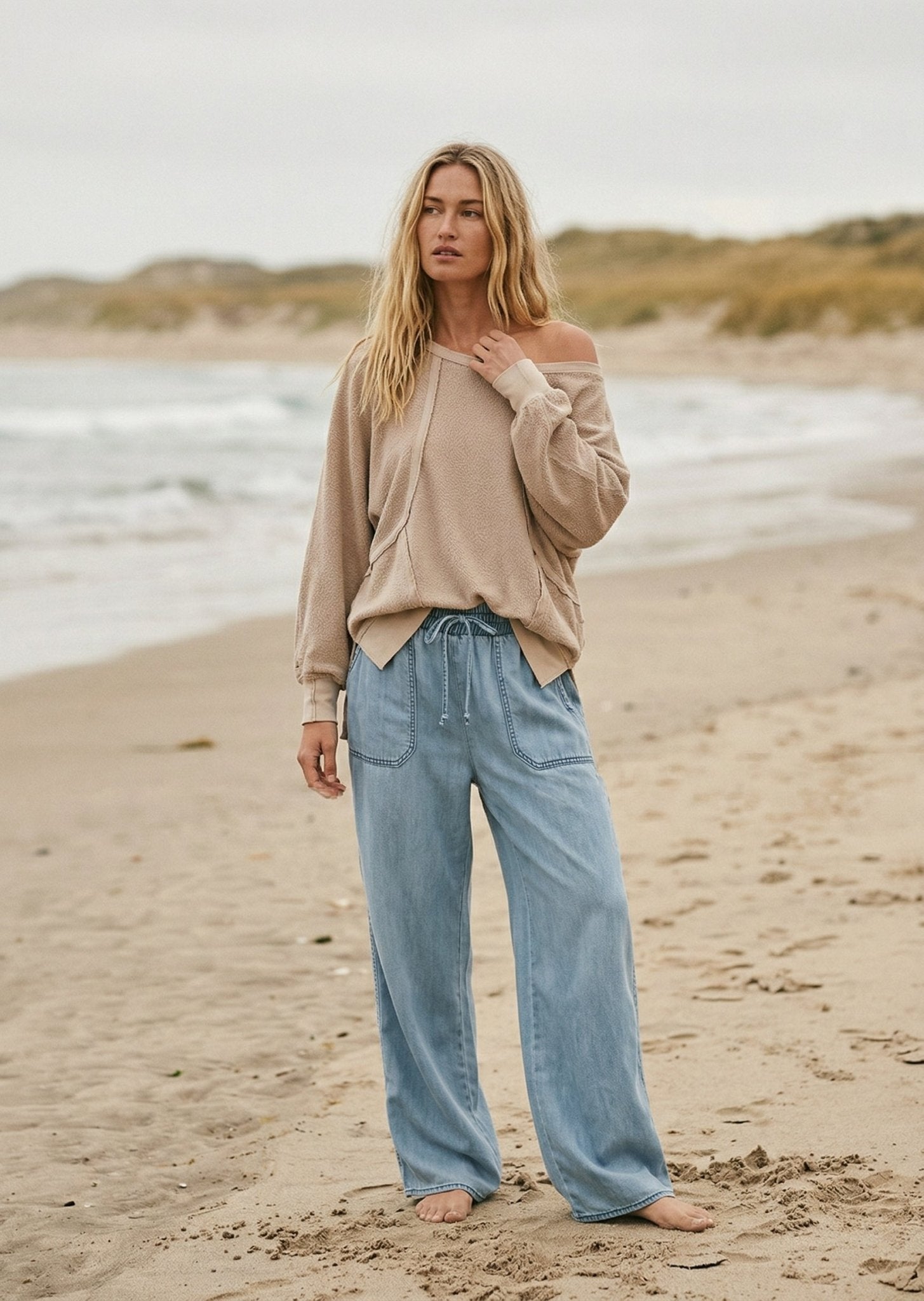 Mira Cloud Wash Tencel Wide - Leg Pants - Westly