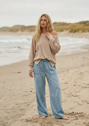 Mira Cloud Wash Tencel Wide - Leg Pants - Westly