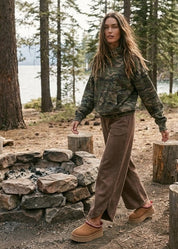 Mirabelle Camo Oversized French Terry Hoodie - Westly