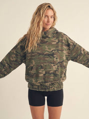 Mirabelle Camo Oversized French Terry Hoodie - Westly