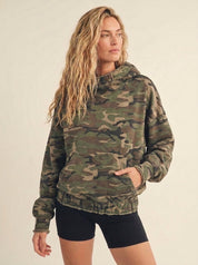 Mirabelle Camo Oversized French Terry Hoodie - Westly