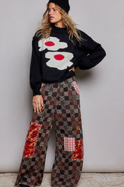 Mod Poppy Abstract Floral Sweater - Westly