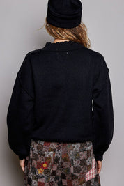 Mod Poppy Abstract Floral Sweater - Westly