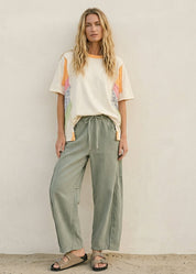 Monroe Mélange Texture Serene Pants - Westly