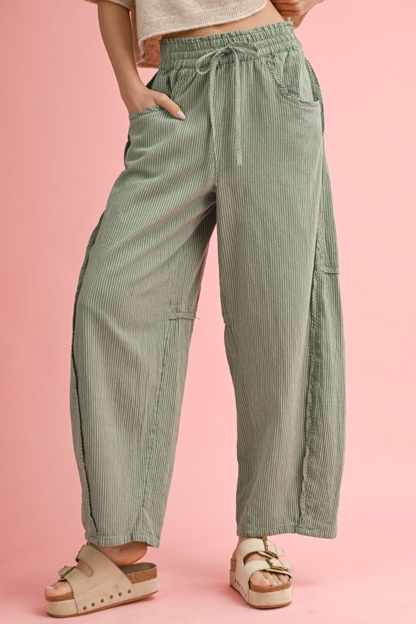 Monroe Mélange Texture Serene Pants - Westly