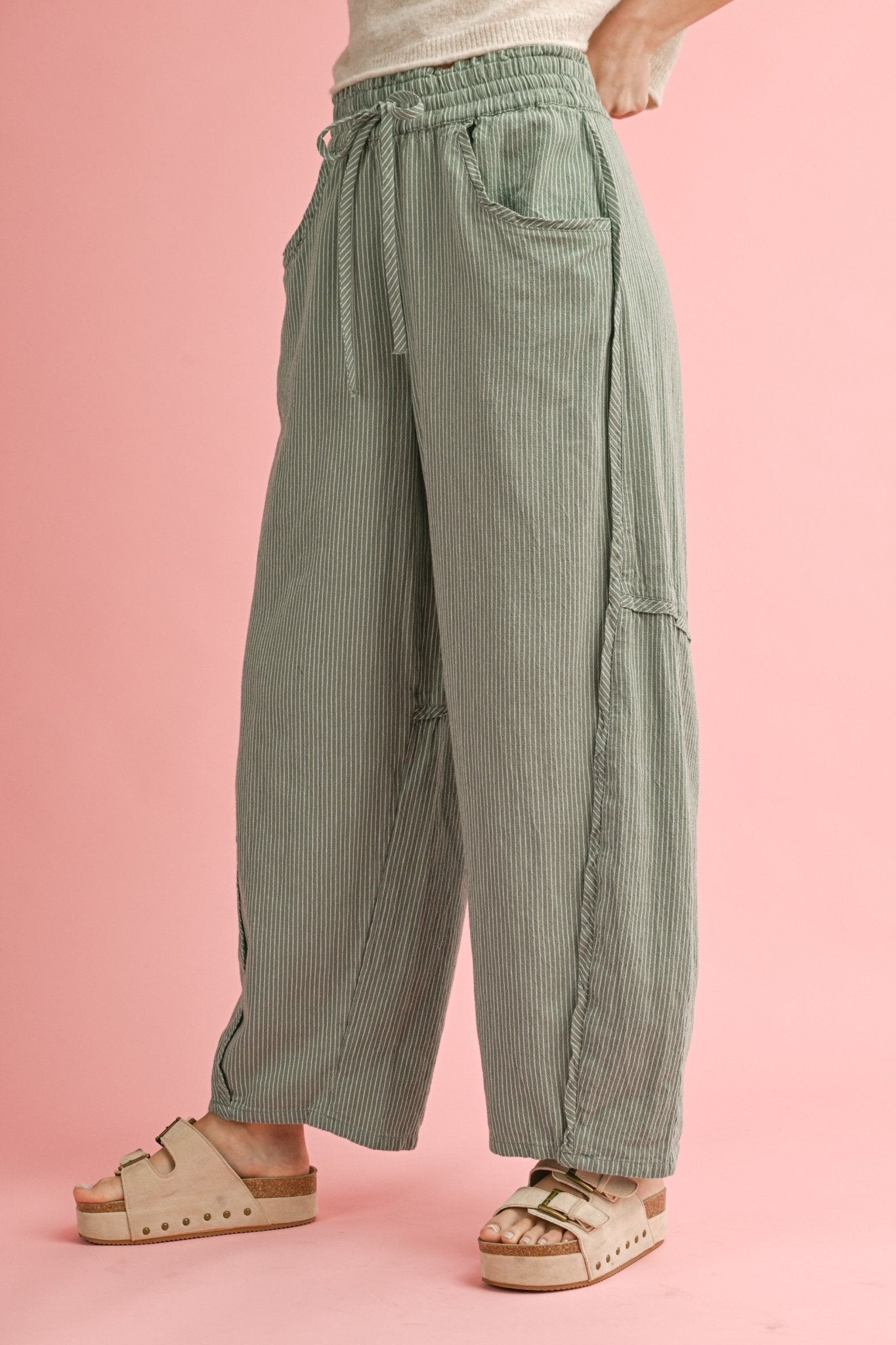 Monroe Mélange Texture Serene Pants - Westly