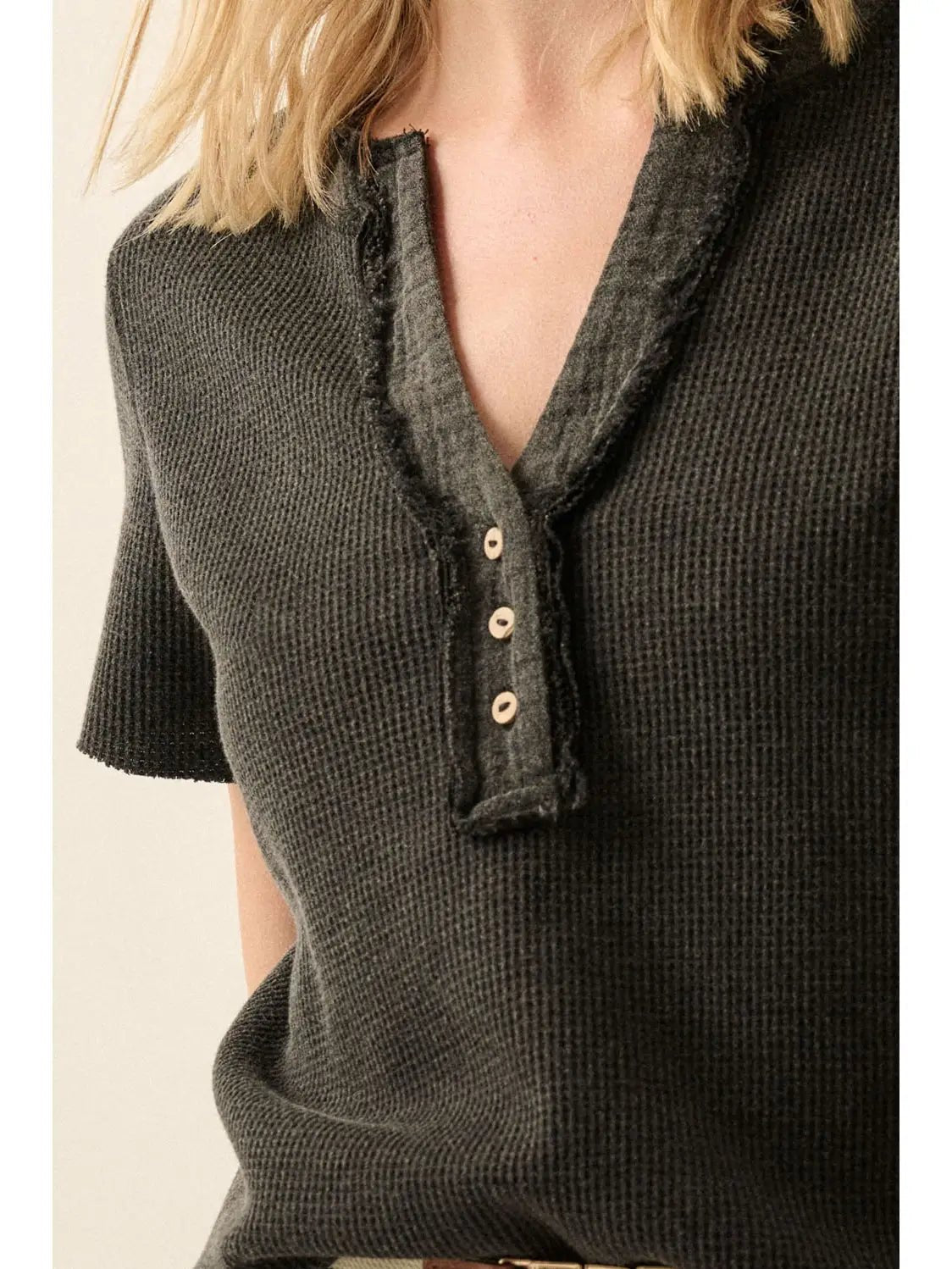 Montecito Waffle Henley - Westly