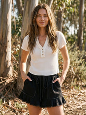 Montecito Waffle Henley - Westly