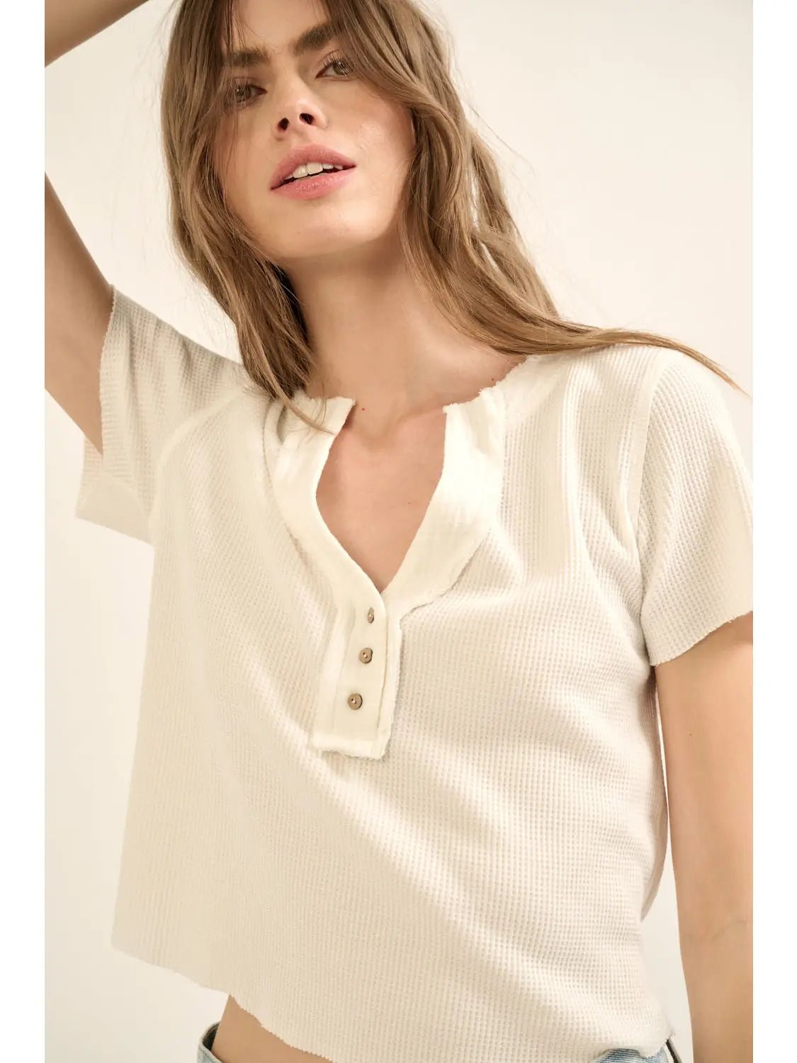 Montecito Waffle Henley - Westly