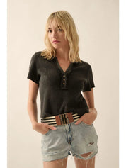 Montecito Waffle Henley - Westly