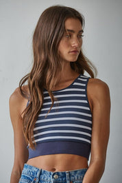 Monterey Striped Brami Tank - Westly