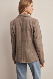 Montvale Plaid Tailored Blazer - Westly