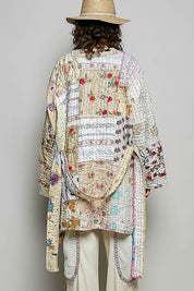 Moonflower Kantha Kimono - Westly