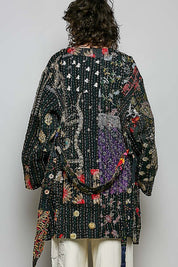 Moonflower Kantha Kimono - Westly
