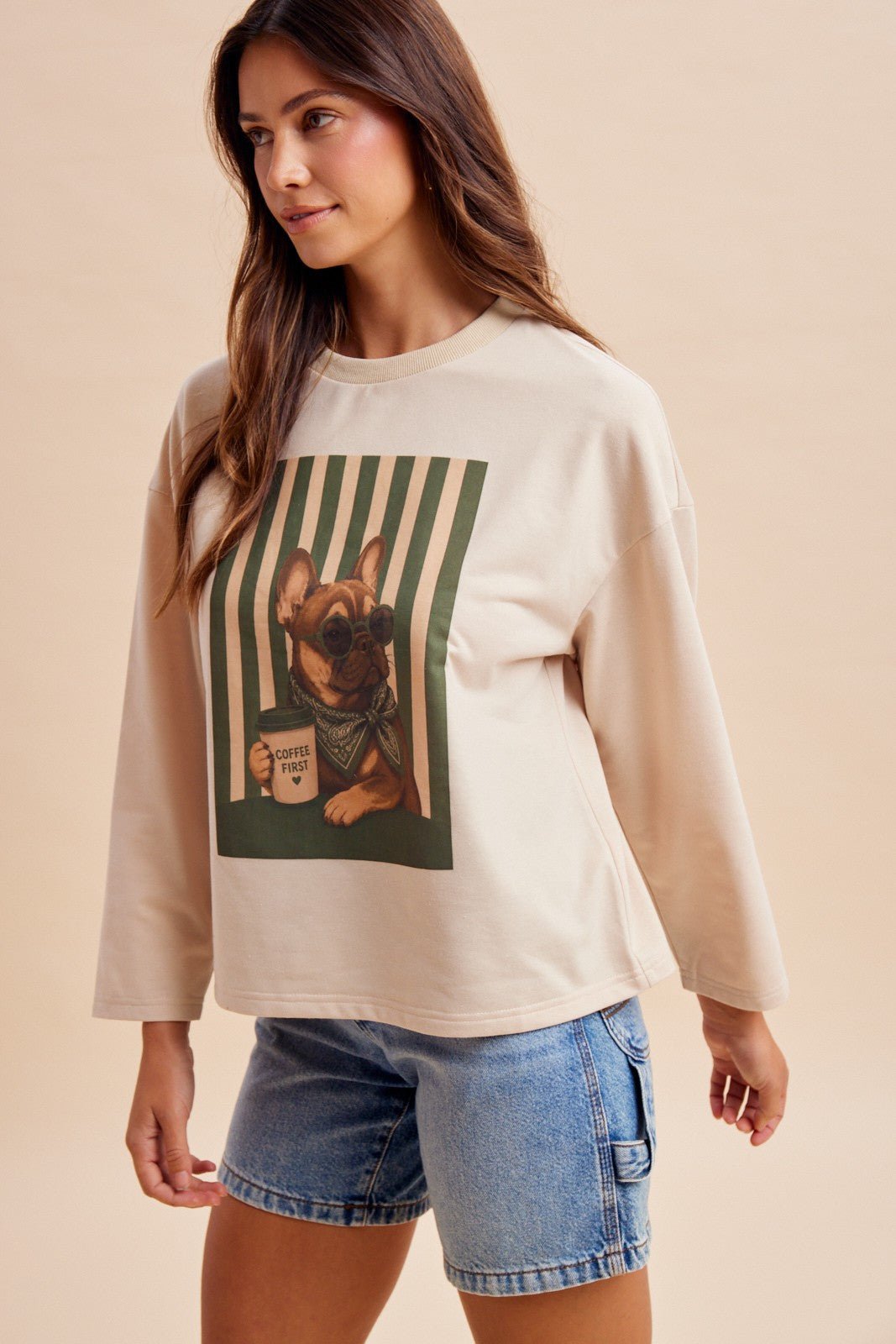 Morning Person Dog Graphic Tee - Westly