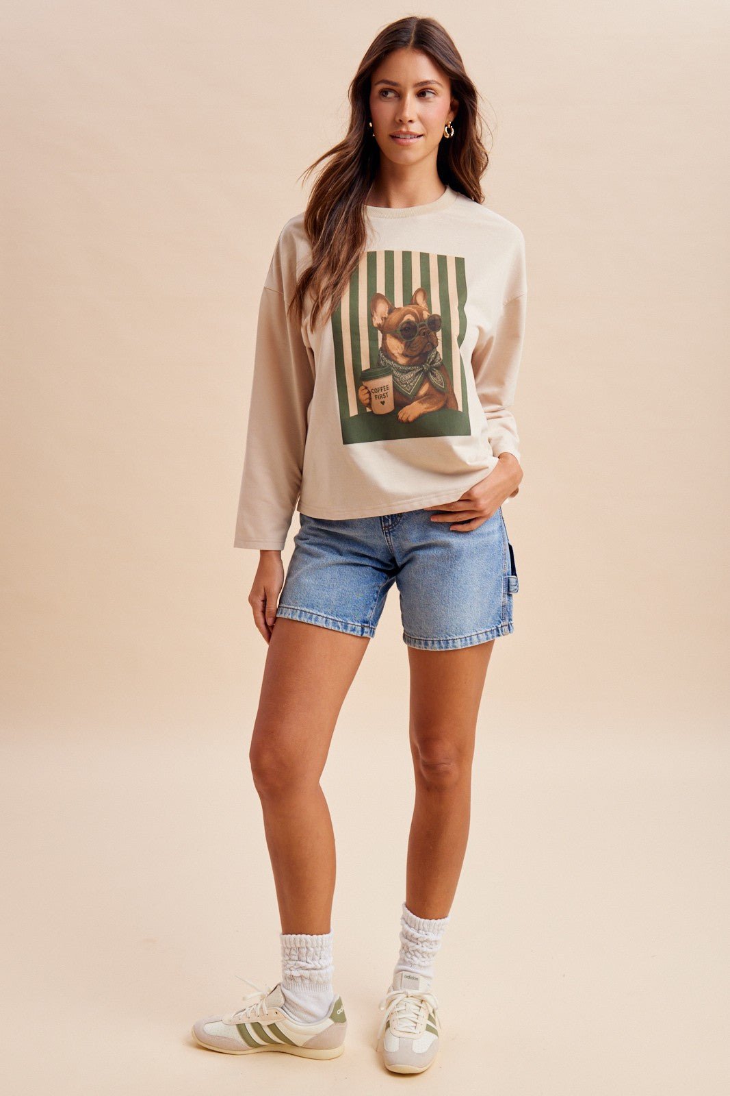 Morning Person Dog Graphic Tee - Westly