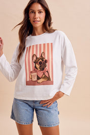 Morning Person Dog Graphic Tee - Westly